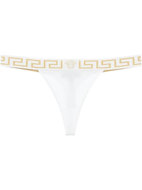 versace white swimsuit|Versace bikinis.